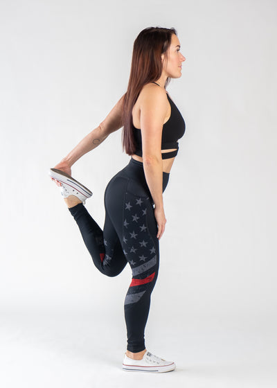 Empowered Leggings | Red Line